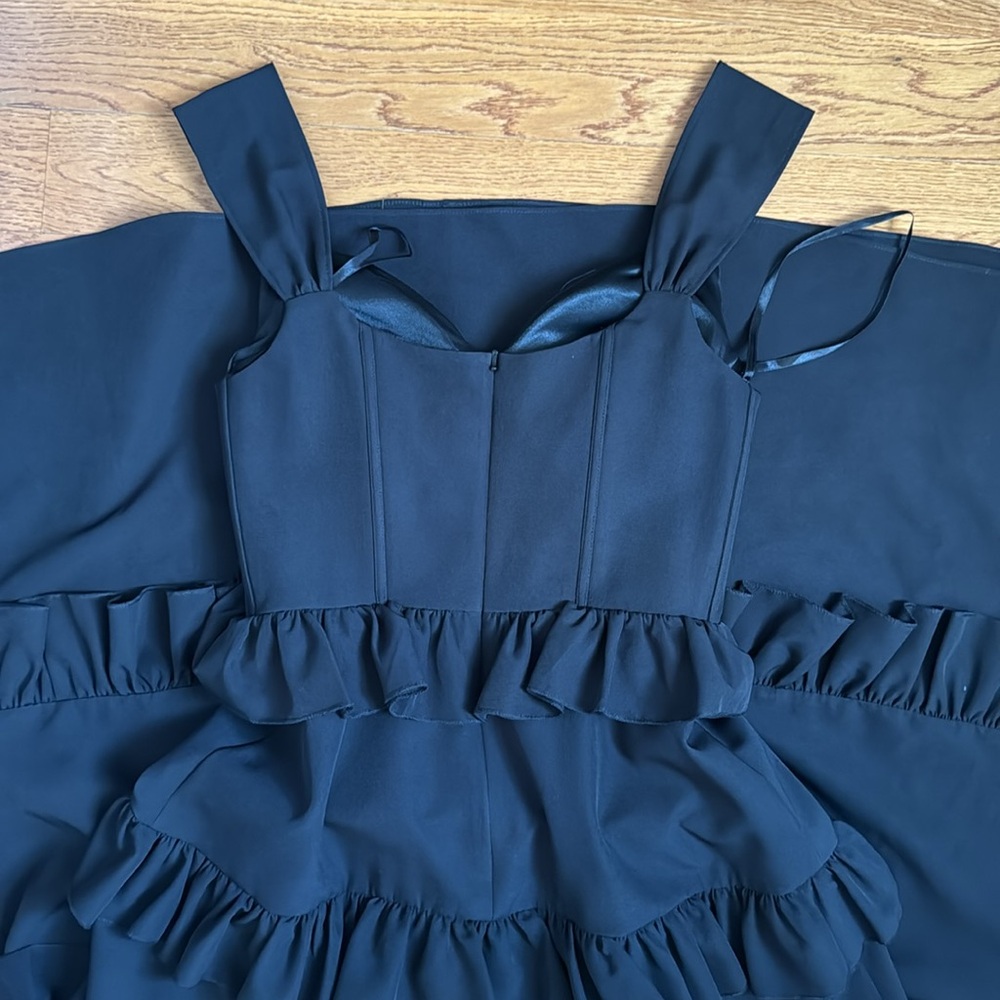 Revelry Sloane Crepe Dress in Black - Picture 7 of 7